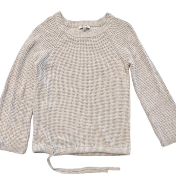 Madewell Women’s‎ Knit Pullover Sweater Drawstring Hem Crew Neck TRENDY Boho XS - Picture 1 of 10